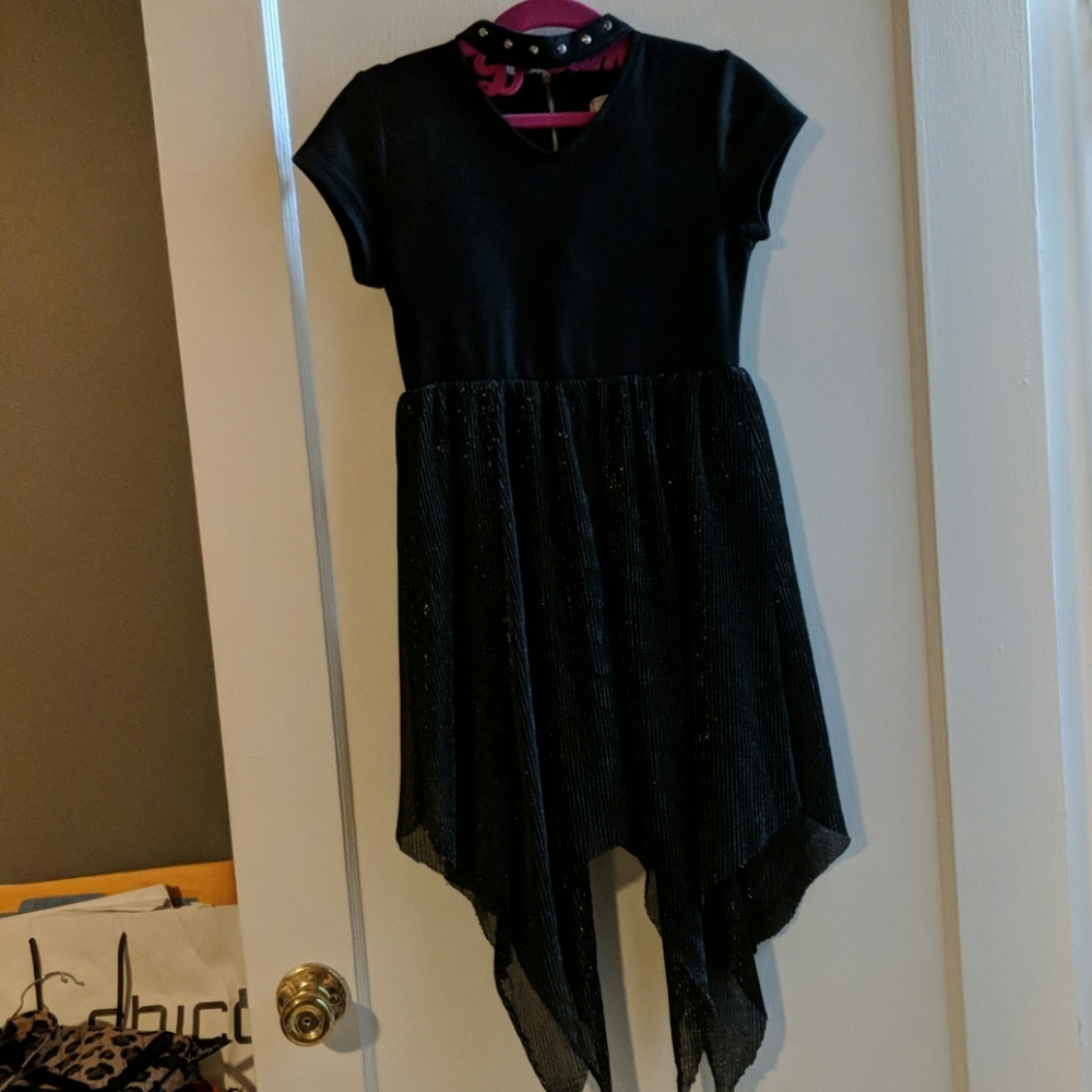 D-Signed by Disney Girls Black Dress Small 7/8